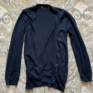 Navy blue cardigan